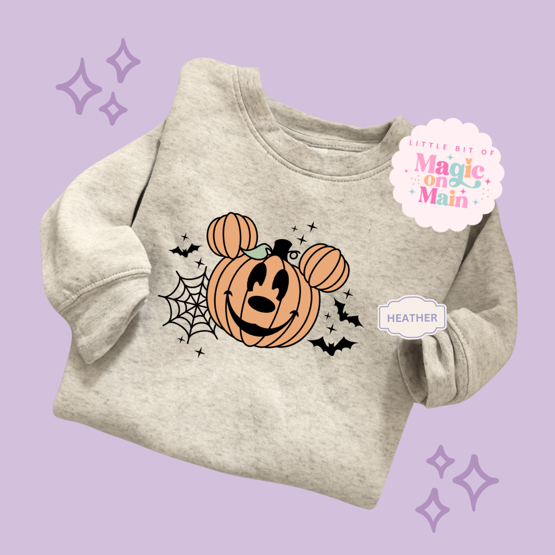 PRINTED MCKY PUMPKIN - EXCLUSIVE TO MoM - TODDLER / YOUTH SWEATSHIRT 10057