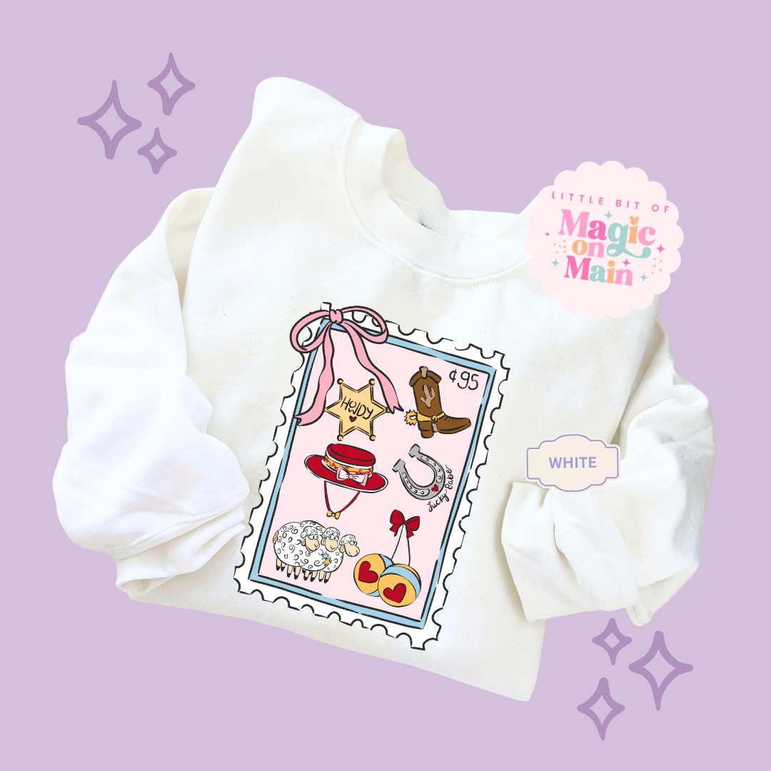 PRINTED GIRLIE POP STAMP - TODDLER / YOUTH SWEATSHIRT 10002