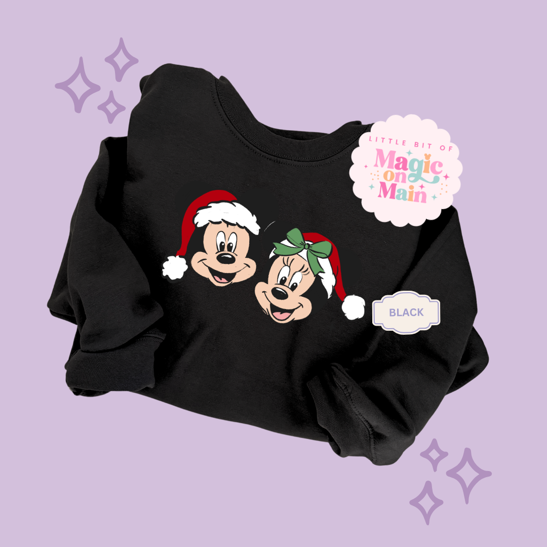 PRINTED MERRY MCKY MNIE - EXCLUSIVE TO MoM - TODDLER / YOUTH SWEATSHIRT