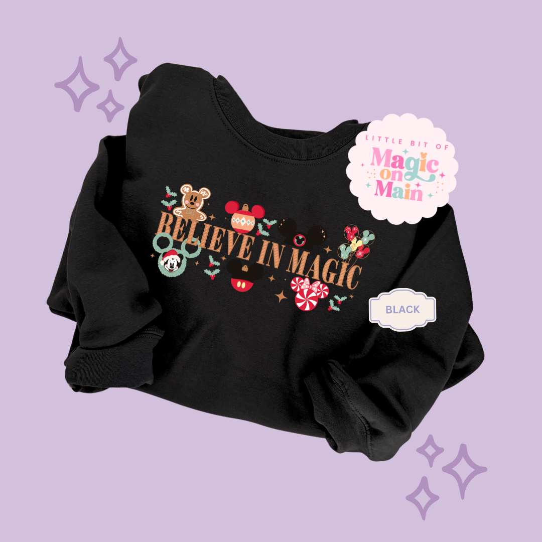 PRINTED BELIEVE IN MAGIC - EXCLUSIVE TO MoM - TODDLER / YOUTH SWEATSHIRT