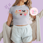 PRINTED BELIEVE IN MAGIC - EXCLUSIVE TO MoM - WOMENS CROPPED RIBBED BABY TEE