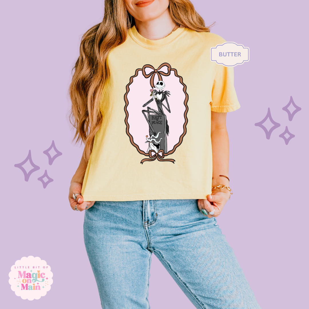 PRINTED JACK AND DOG - WOMENS BOXY T-SHIRT