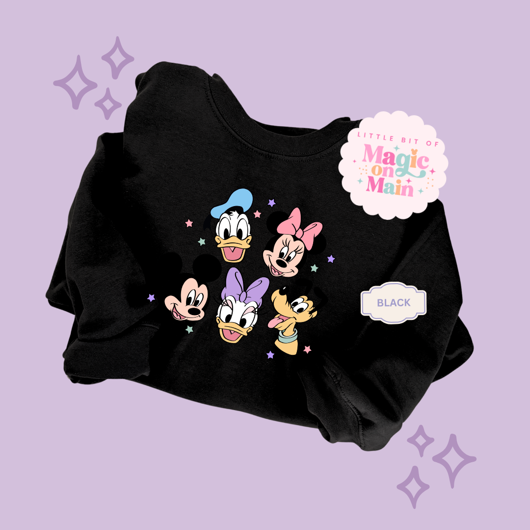 PRINTED MCKY AND FRIENDS - TODDLER / YOUTH SWEATSHIRT