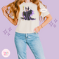 PRINTED MALEFICENT MINNIE - WOMENS BOXY T-SHIRT