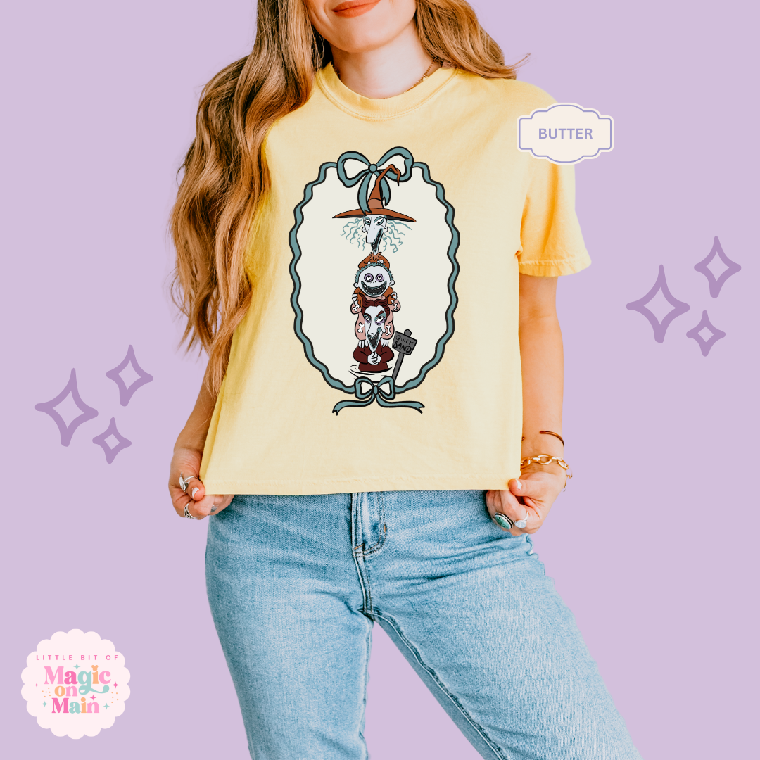 PRINTED LOCK SHOCK BARREL - WOMENS BOXY T-SHIRT