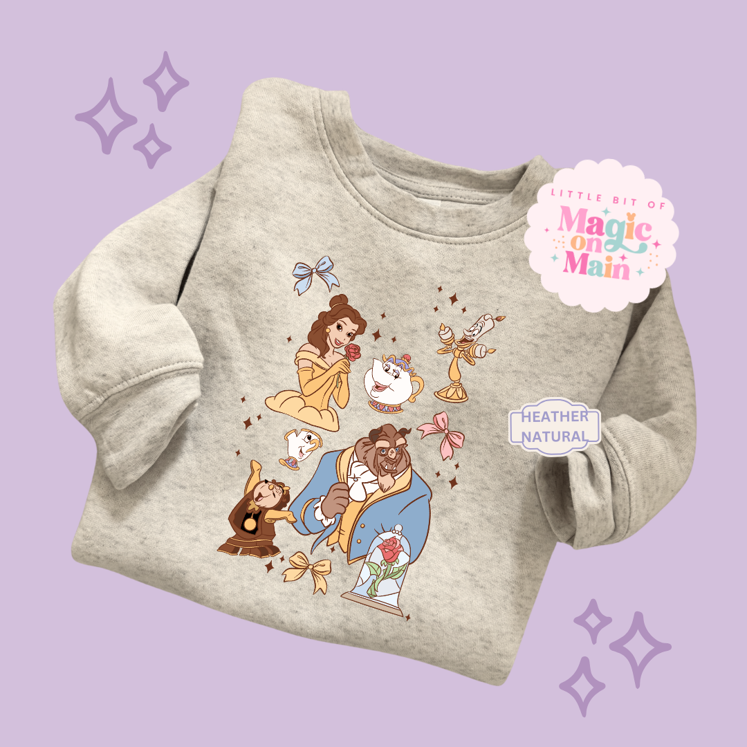 PRINTED BELLE - TODDLER / YOUTH SWEATSHIRT 10044
