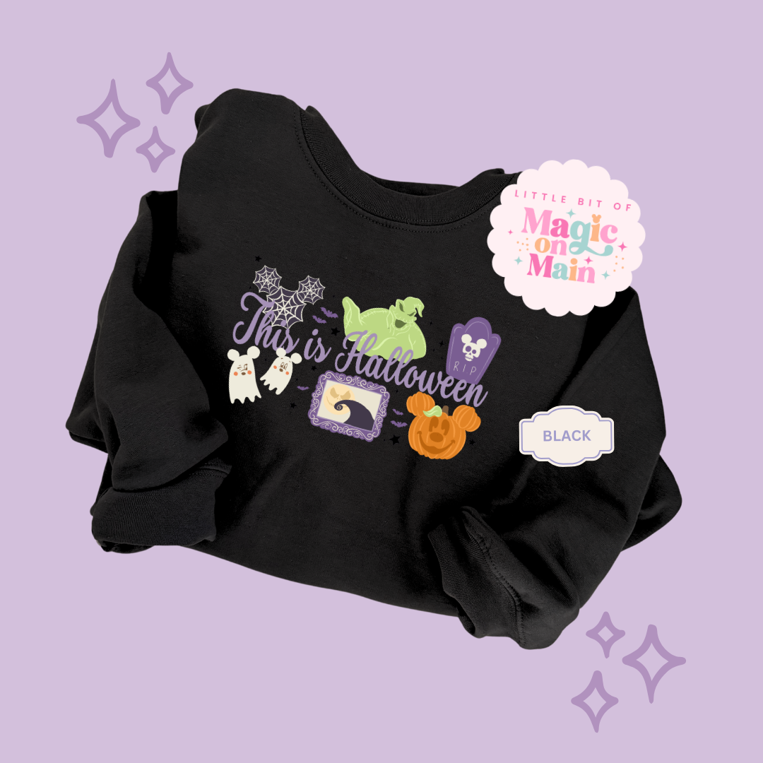PRINTED THIS IS HALLOWEEN - EXCLUSIVE TO MoM - TODDLER / YOUTH SWEATSHIRT