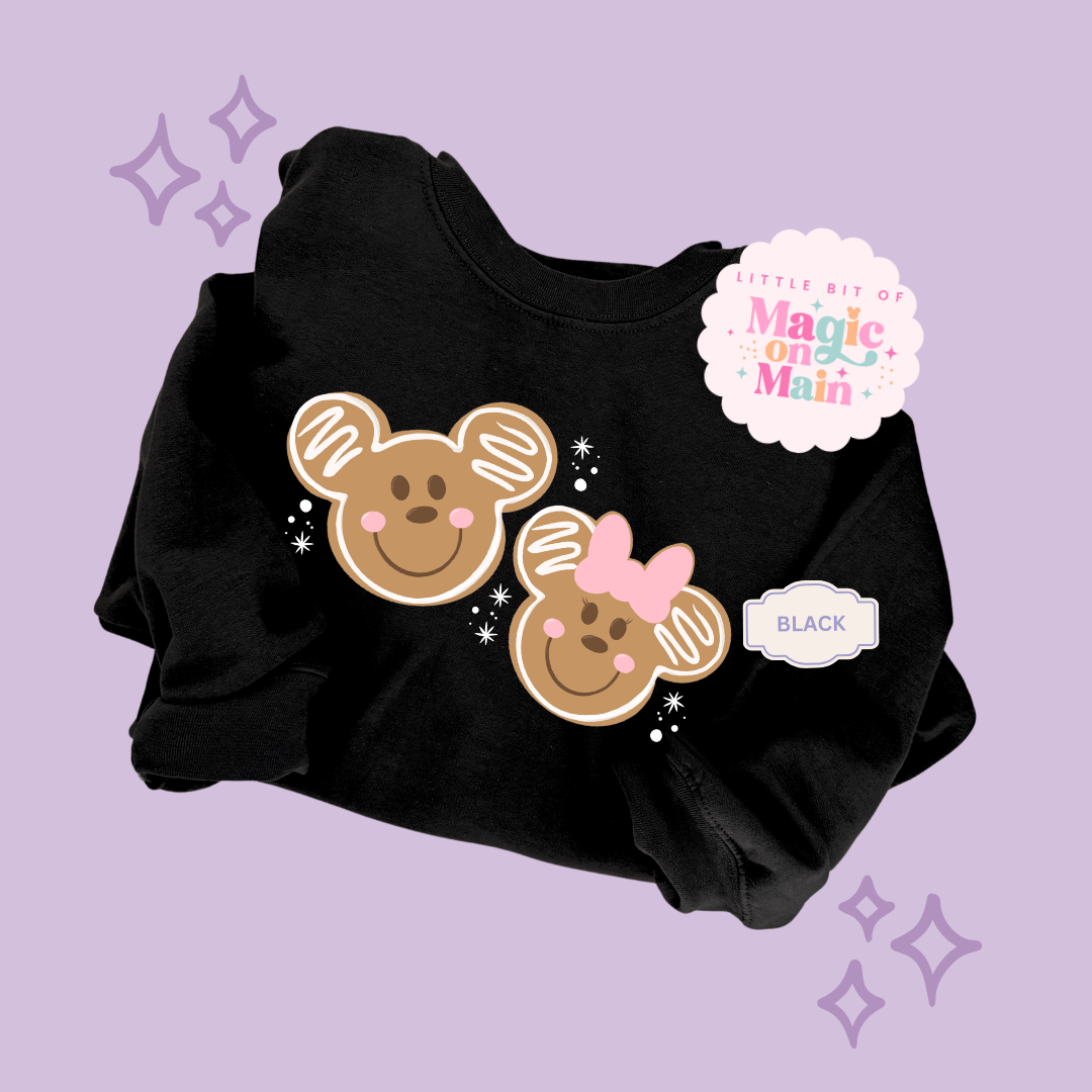 PRINTED GINGERBREAD - EXCLUSIVE TO MoM - TODDLER / YOUTH SWEATSHIRT