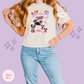 EMBROIDERED SPOOKY ELEMENTS - EXCLUSIVE TO MOM - WOMENS BOXY T-SHIRT