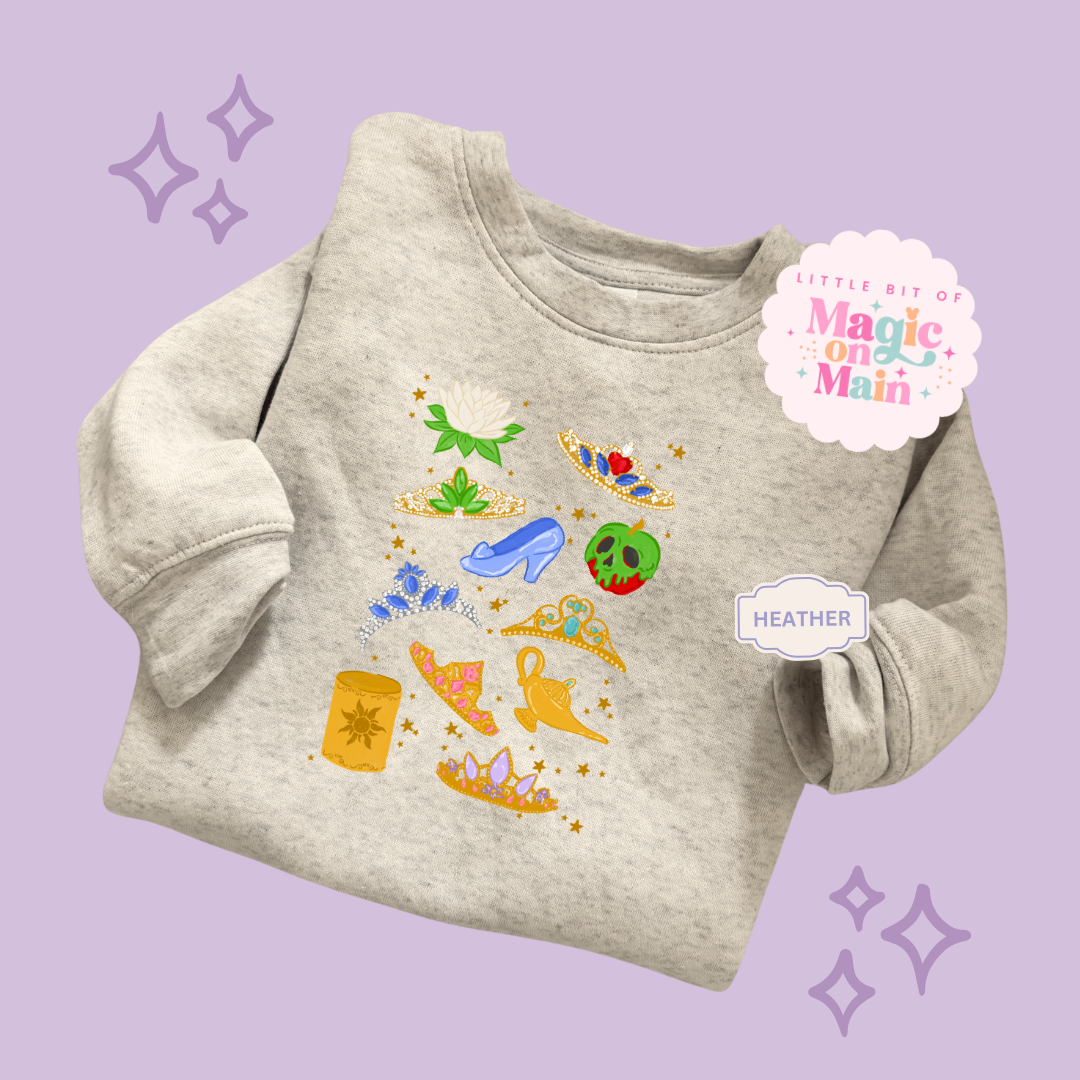 PRINTED PRINCESS ELEMENTS - TODDLER / YOUTH SWEATSHIRT 10050