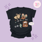 PRINTED BROWN TRUCK COQUETTE - ADULT T-SHIRT