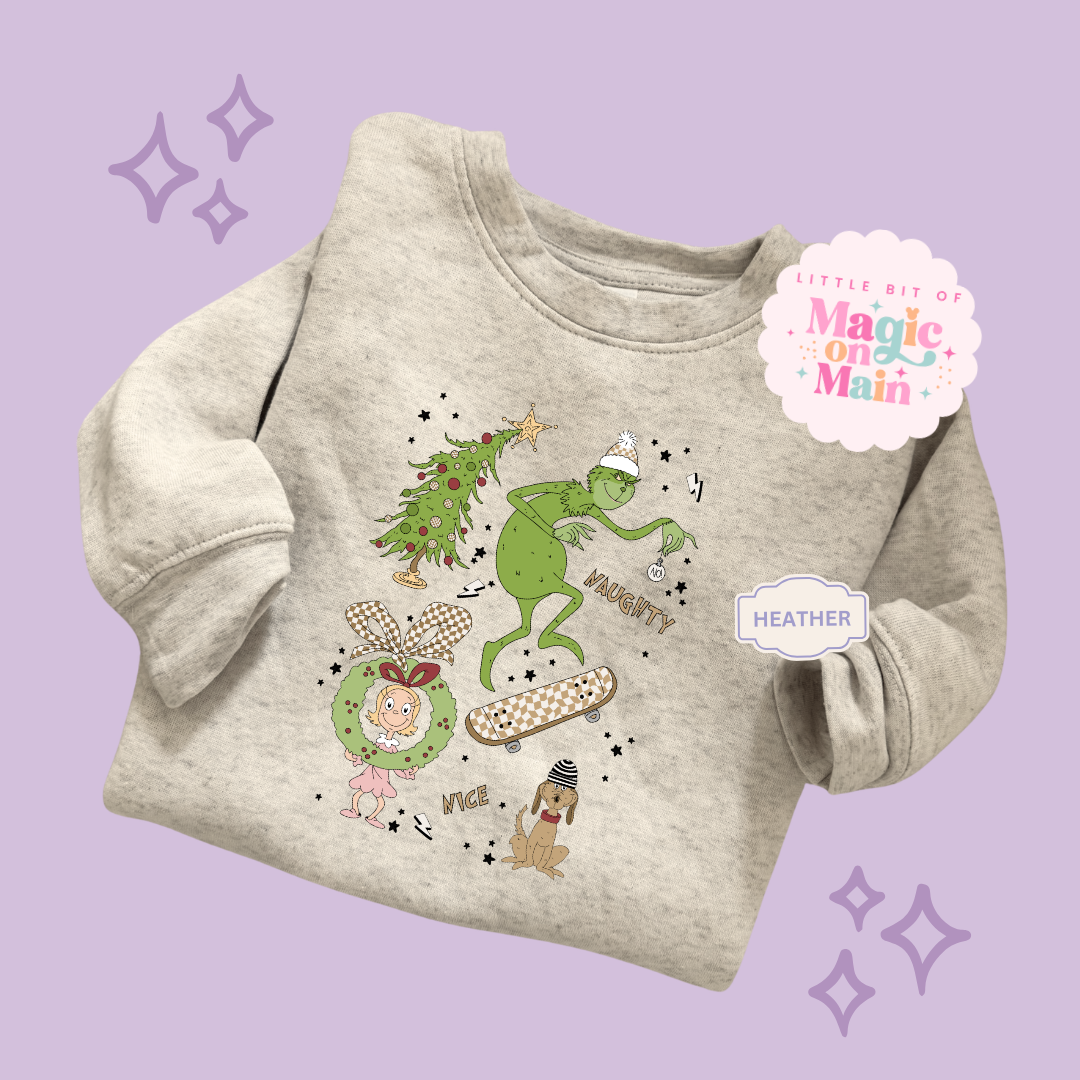 PRINTED MAX AND FRIENDS - EXCLUSIVE TO MoM - TODDLER / YOUTH SWEATSHIRT