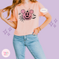 EMBROIDERED PINK PUMPKIN - EXCLUSIVE TO MoM - WOMENS BOXY T-SHIRT