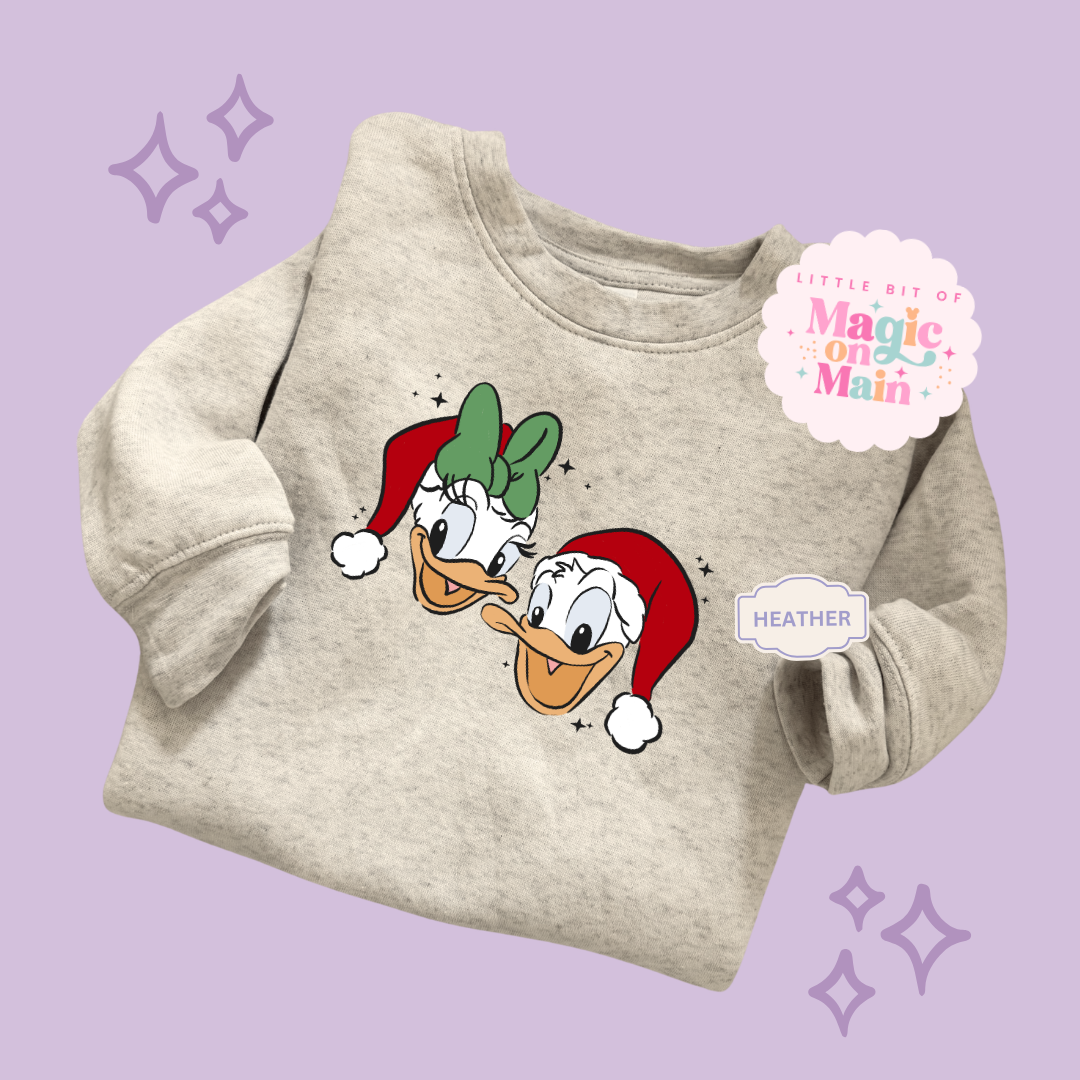 PRINTED MERRY DNLD DAISY - EXCLUSIVE TO MoM - TODDLER / YOUTH SWEATSHIRT