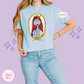 PRINTED SALLY - WOMENS BOXY T-SHIRT