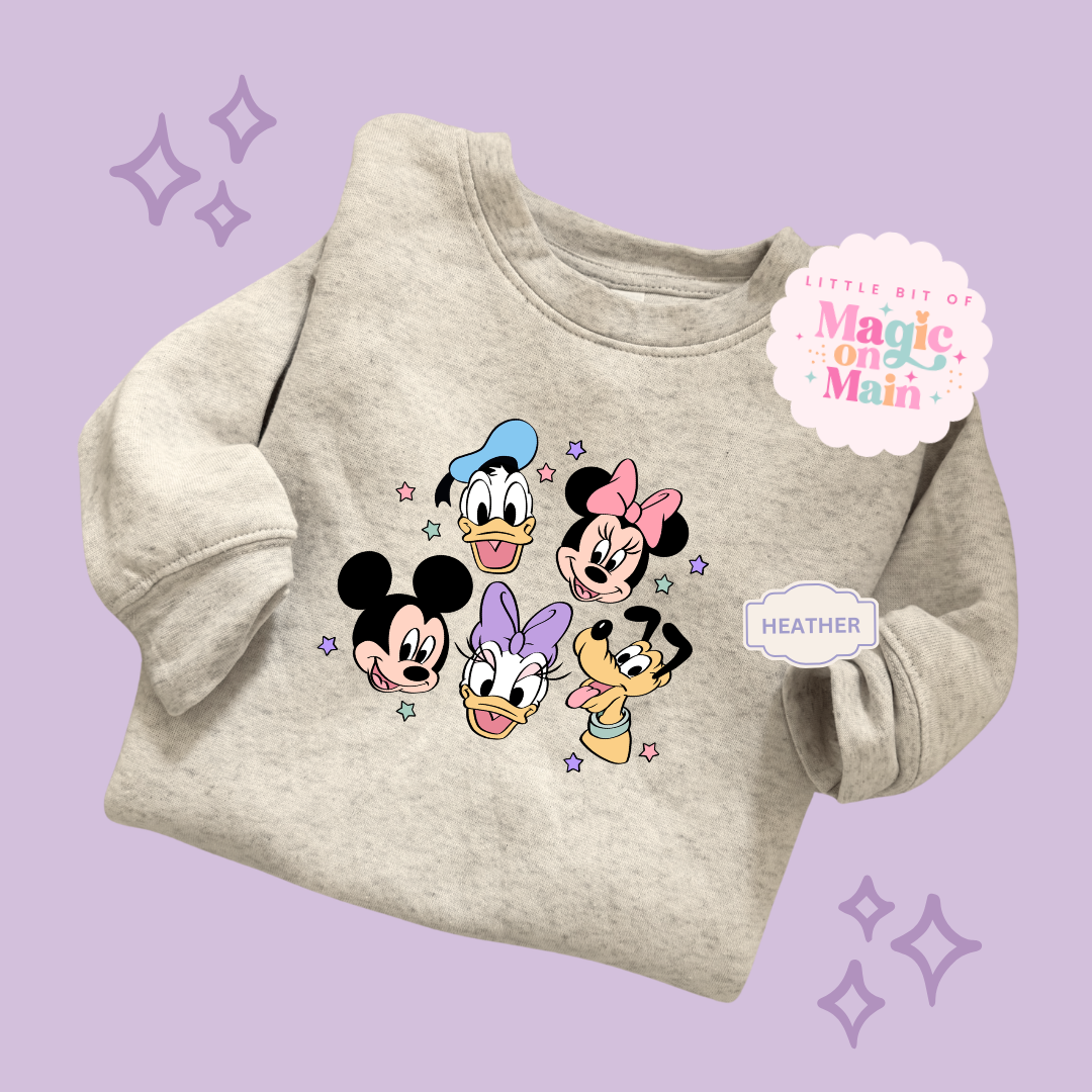 PRINTED MCKY AND FRIENDS - TODDLER / YOUTH SWEATSHIRT
