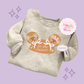 PRINTED GINGERBREAD HOLIDAY HAT - EXCLUSIVE TO MoM - TODDLER / YOUTH SWEATSHIRT