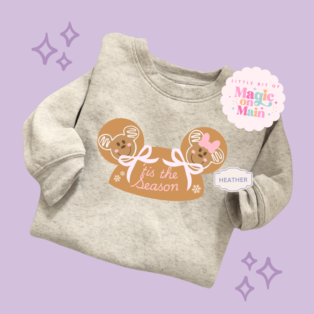 PRINTED GINGERBREAD HOLIDAY HAT - EXCLUSIVE TO MoM - TODDLER / YOUTH SWEATSHIRT