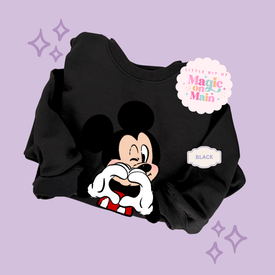 PRINTED MCKY HAND HEART - TODDLER / YOUTH SWEATSHIRT 10016