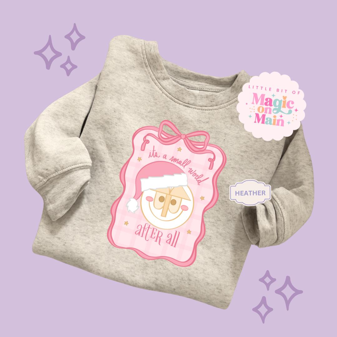 PRINTED SML WORLD COQUETTE - EXCLUSIVE TO MoM - TODDLER / YOUTH SWEATSHIRT