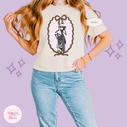 PRINTED JACK AND DOG - WOMENS BOXY T-SHIRT