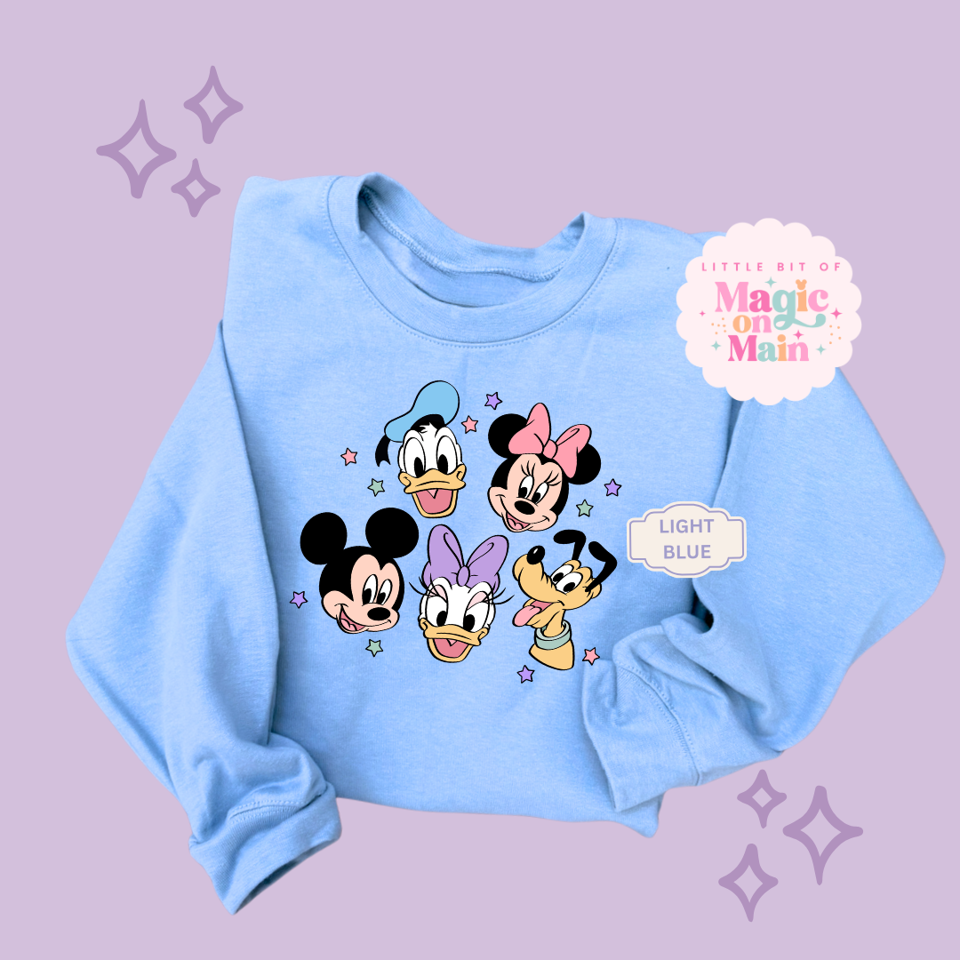 PRINTED MCKY AND FRIENDS - TODDLER / YOUTH SWEATSHIRT