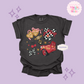 PRINTED RED CAR ELEMENTS COQUETTE - ADULT T-SHIRT