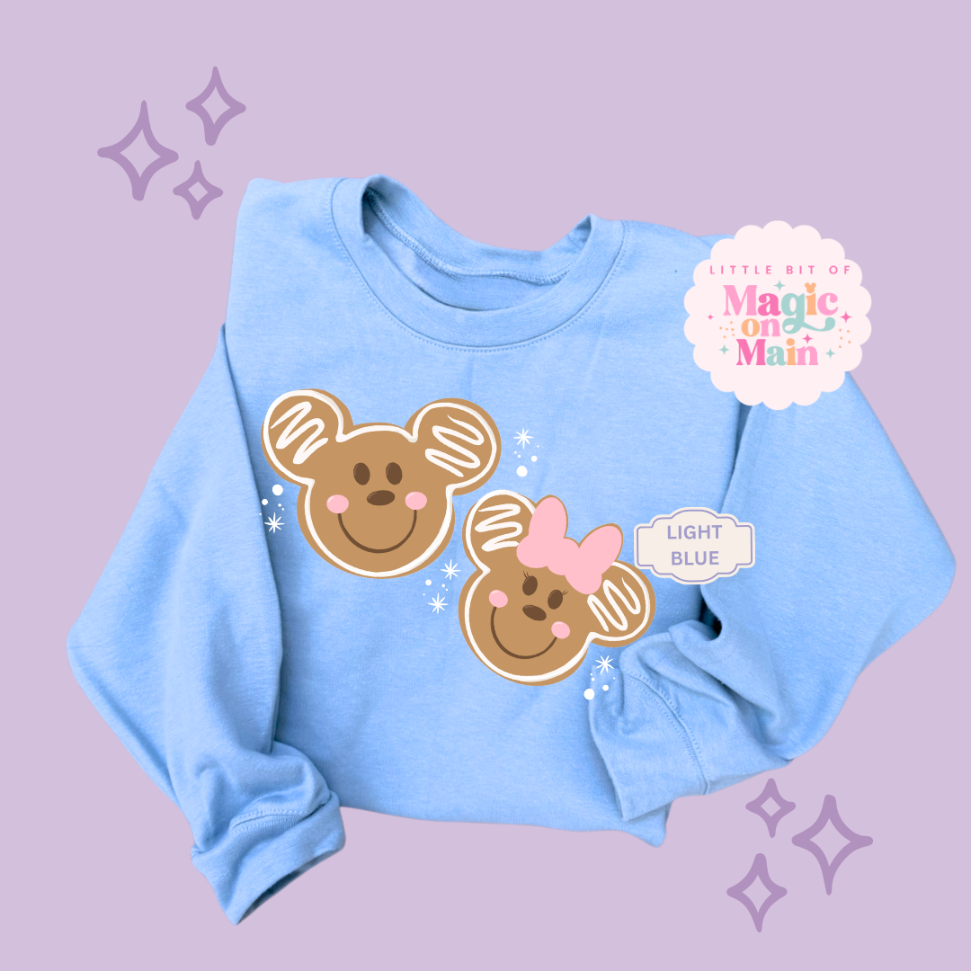 PRINTED GINGERBREAD - EXCLUSIVE TO MoM - TODDLER / YOUTH SWEATSHIRT