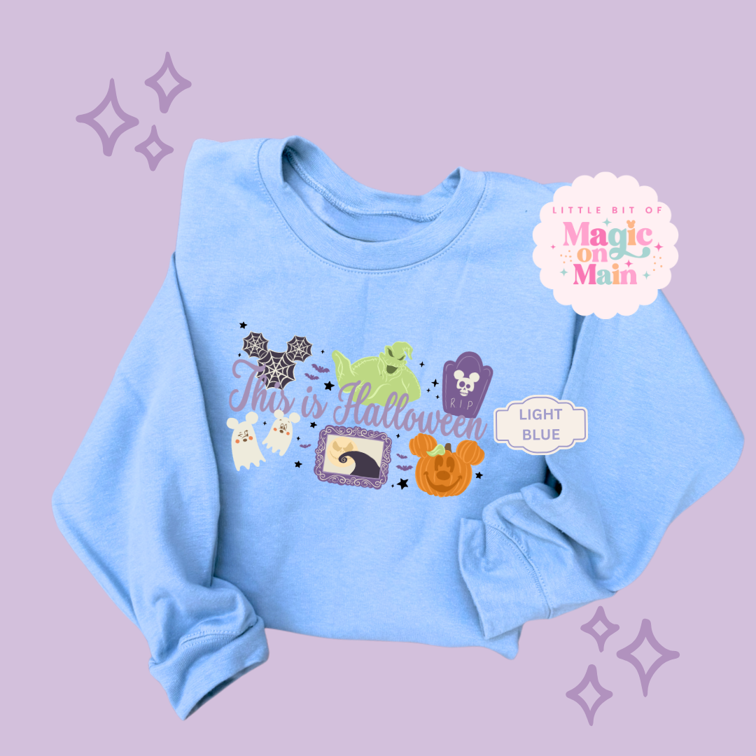 PRINTED THIS IS HALLOWEEN - EXCLUSIVE TO MoM - TODDLER / YOUTH SWEATSHIRT
