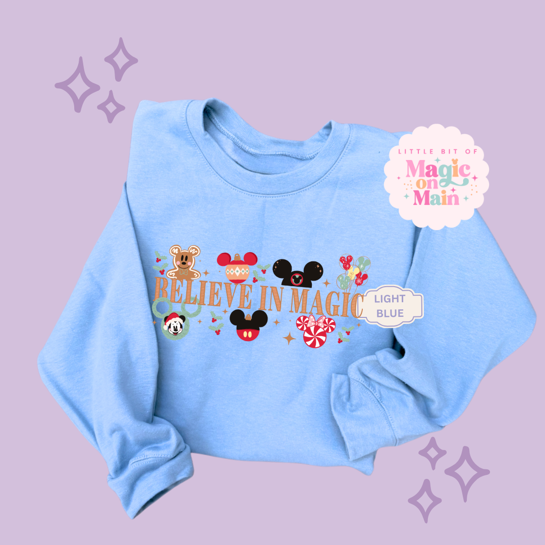 PRINTED BELIEVE IN MAGIC - EXCLUSIVE TO MoM - TODDLER / YOUTH SWEATSHIRT