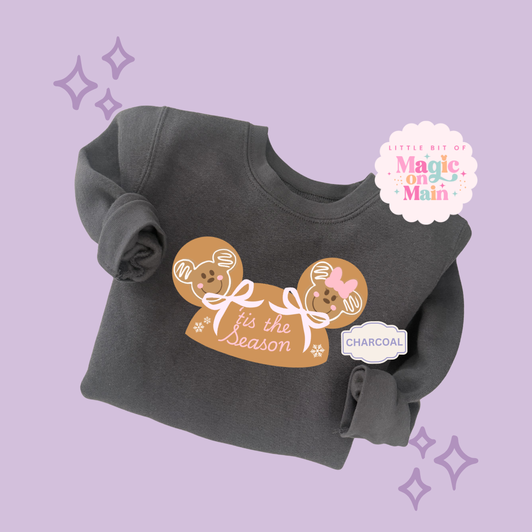 PRINTED GINGERBREAD HOLIDAY HAT - EXCLUSIVE TO MoM - TODDLER / YOUTH SWEATSHIRT