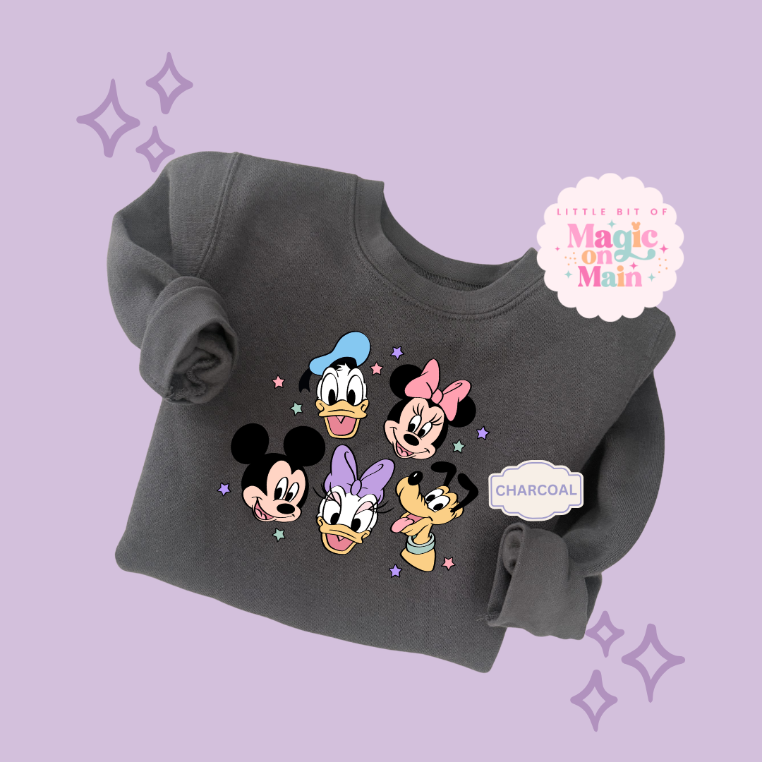 PRINTED MCKY AND FRIENDS - TODDLER / YOUTH SWEATSHIRT