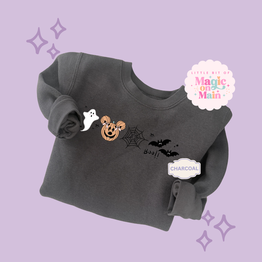 PRINTED BOO CREW - EXCLUSIVE TO MoM - TODDLER / YOUTH SWEATSHIRT
