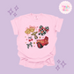 PRINTED RED CAR ELEMENTS COQUETTE - ADULT T-SHIRT