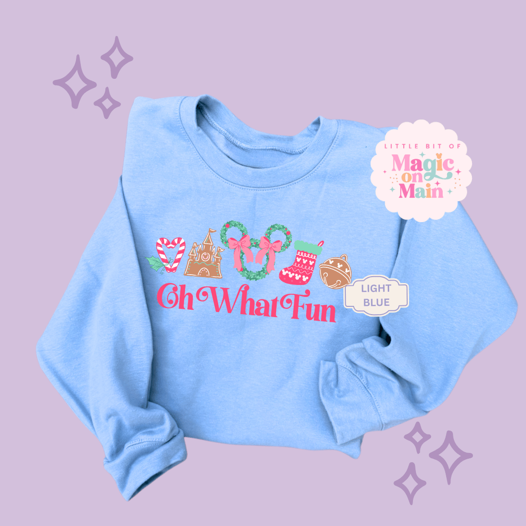 PRINTED OH WHAT FUN - EXCLUSIVE TO MoM - TODDLER / YOUTH SWEATSHIRT