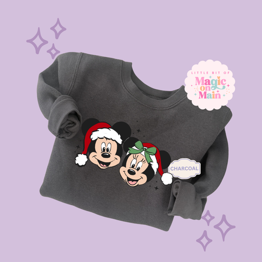 PRINTED MERRY MCKY MNIE - EXCLUSIVE TO MoM - TODDLER / YOUTH SWEATSHIRT