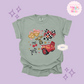 PRINTED RED CAR ELEMENTS COQUETTE - ADULT T-SHIRT