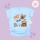 PRINTED BROWN TRUCK COQUETTE - ADULT T-SHIRT