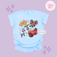 PRINTED RED CAR ELEMENTS COQUETTE - ADULT T-SHIRT