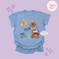 PRINTED BROWN TRUCK COQUETTE - ADULT T-SHIRT
