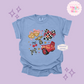 PRINTED RED CAR ELEMENTS COQUETTE - ADULT T-SHIRT