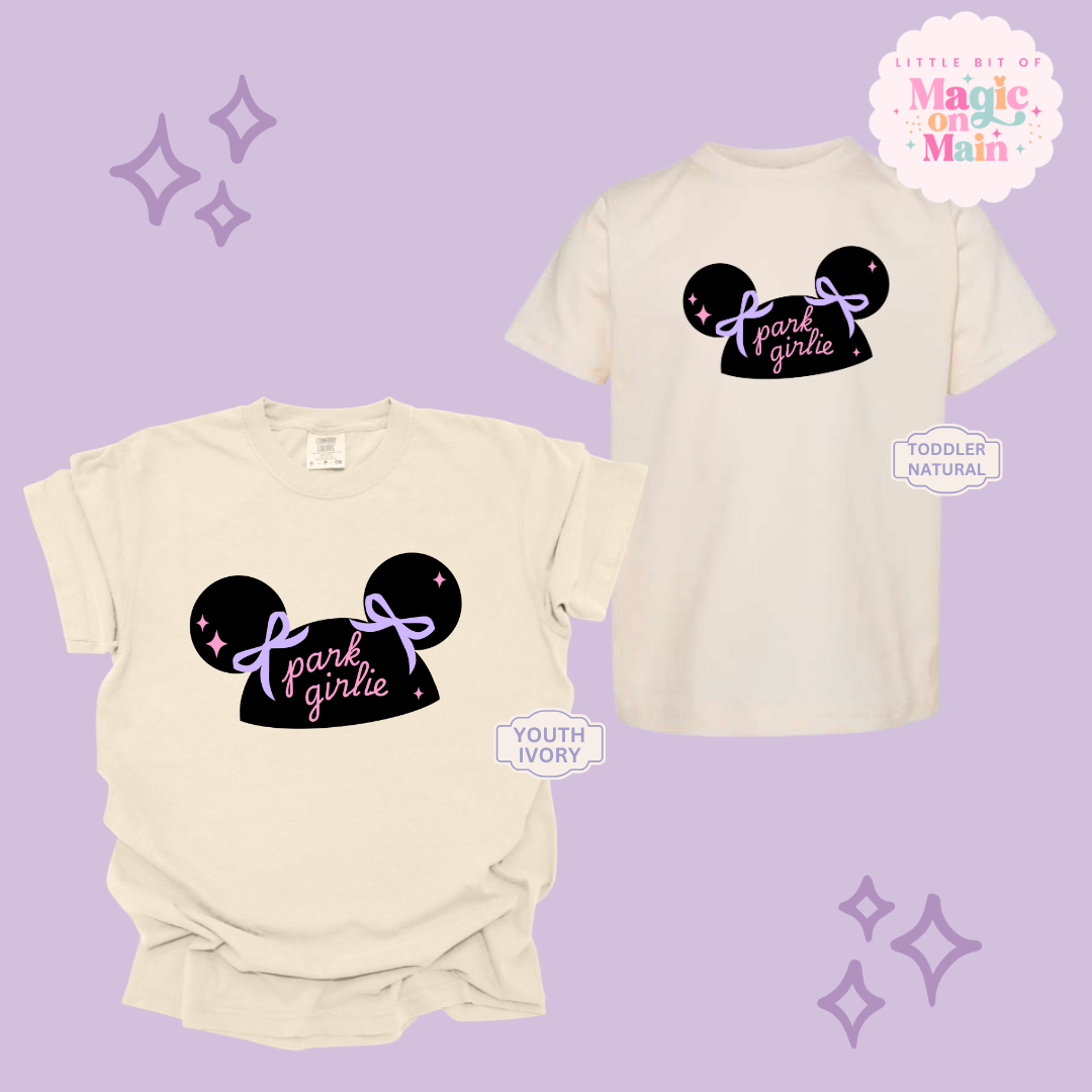 PRINTED PARK GIRLIE HAT - EXCLUSIVE TO MoM - YOUTH/TODDLER T-SHIRT