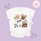 PRINTED BROWN TRUCK COQUETTE - ADULT T-SHIRT
