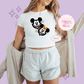 PRINTED VAMPIRES - EXCLUSIVE TO MoM - WOMENS CROPPED RIBBED BABY TEE