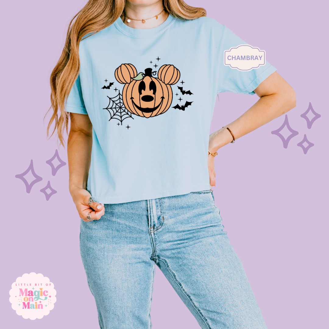 PRINTED ORANGE PUMPKIN - EXCLUSIVE TO MoM - WOMENS BOXY T-SHIRT