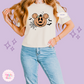 PRINTED ORANGE PUMPKIN - EXCLUSIVE TO MoM - WOMENS BOXY T-SHIRT