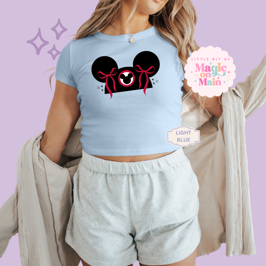 PRINTED MCKY PARK HAT - WOMENS CROPPED RIBBED BABY TEE 10036