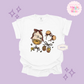 EMBROIDERED WINNIE THE POOH COQUETTE - ADULT T-SHIRT