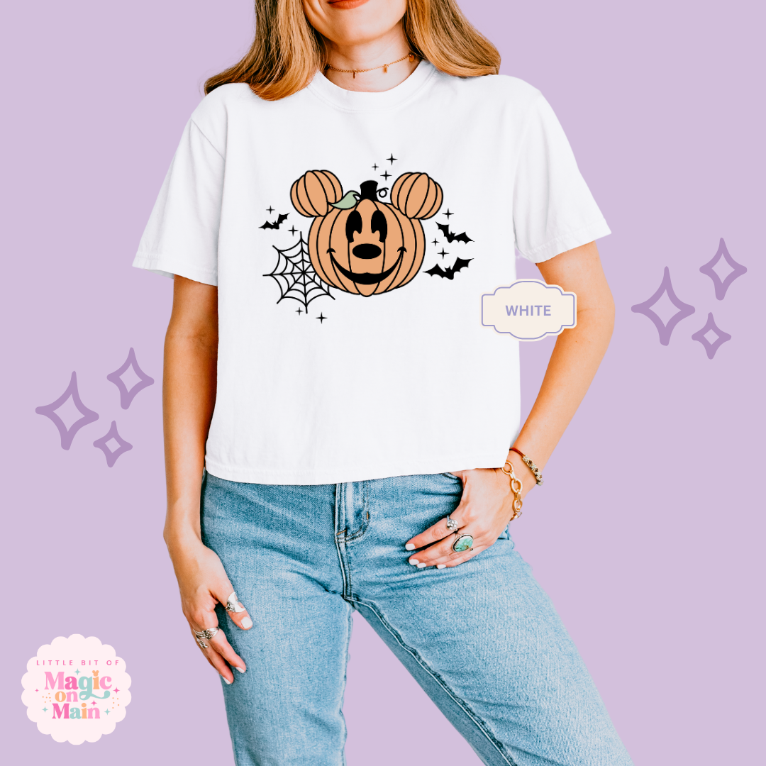 PRINTED ORANGE PUMPKIN - EXCLUSIVE TO MoM - WOMENS BOXY T-SHIRT