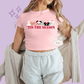 PRINTED TIS THE SEASON - EXCLUSIVE TO MoM - WOMENS CROPPED RIBBED BABY TEE